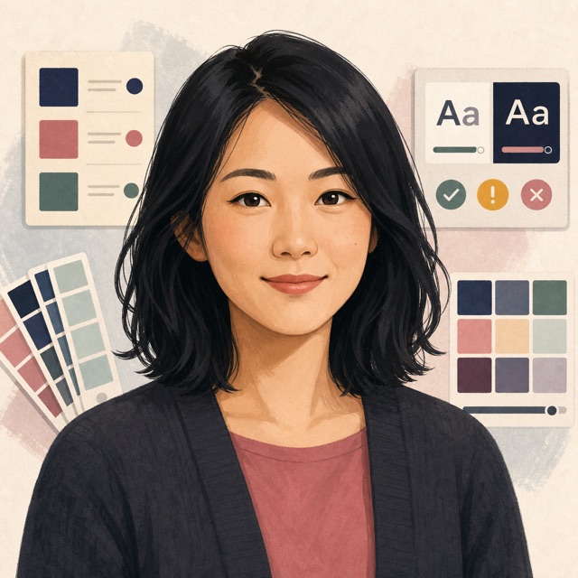 Illustrated portrait avatar of Aiko Tanaka