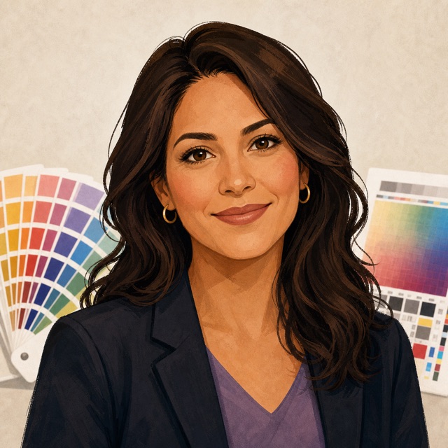 Illustrated portrait avatar of Elena Rivera