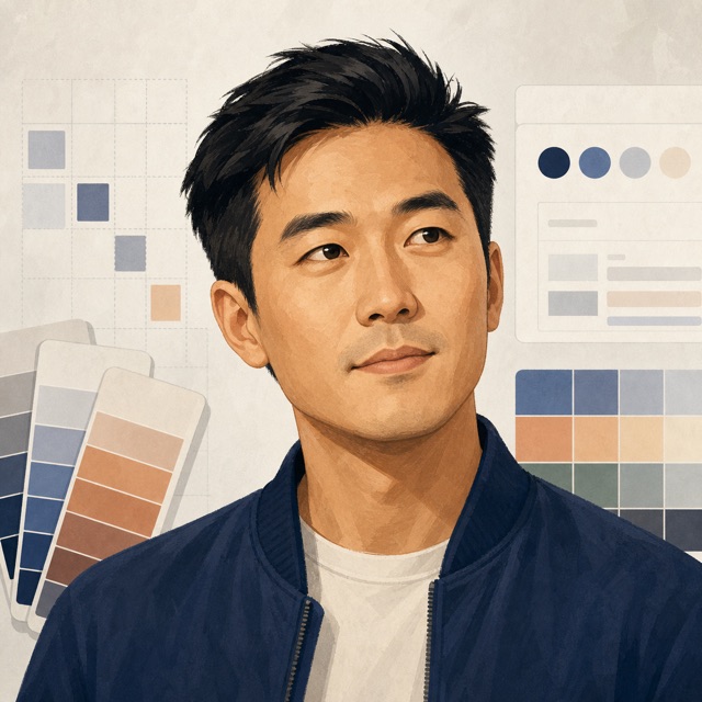 Illustrated portrait avatar of Marcus Chen